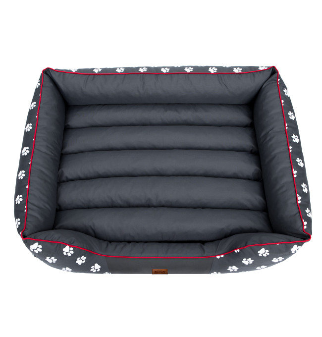 Pelíšek Prestige L šedý, tlapky