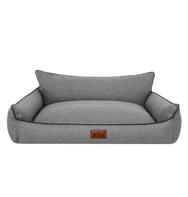 Pelíšek pro psa JOKER L ekolen, grafitový ekolen