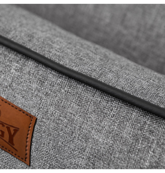 Pelíšek pro psa JOKER L ekolen, grafitový ekolen