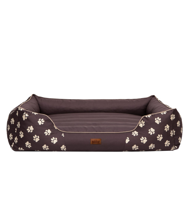 Pelíšek Prestige L hnědý, tlapky