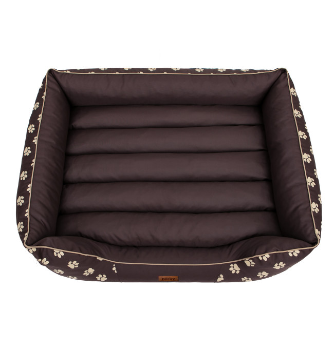 Pelíšek Prestige L hnědý, tlapky