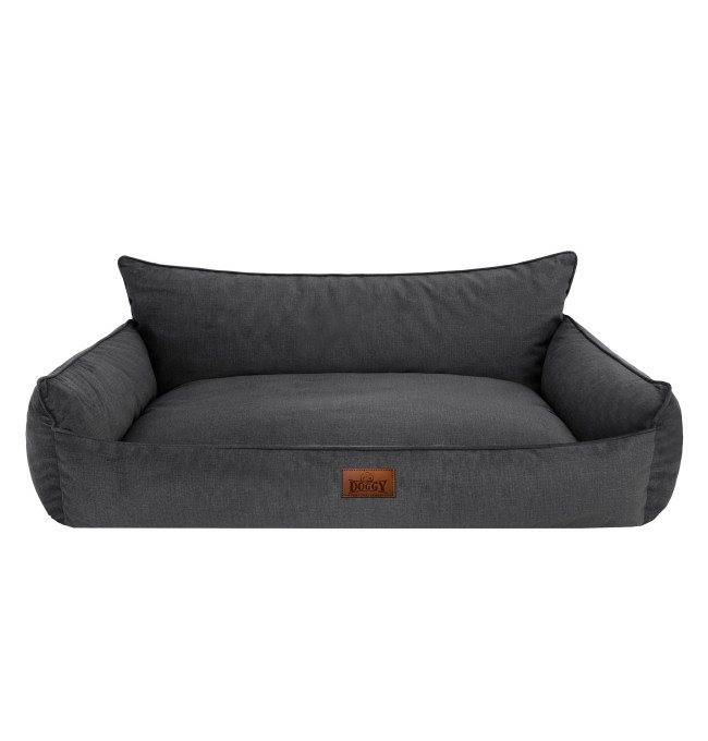 Pelíšek pro psa JOKER L fancy, grafitový