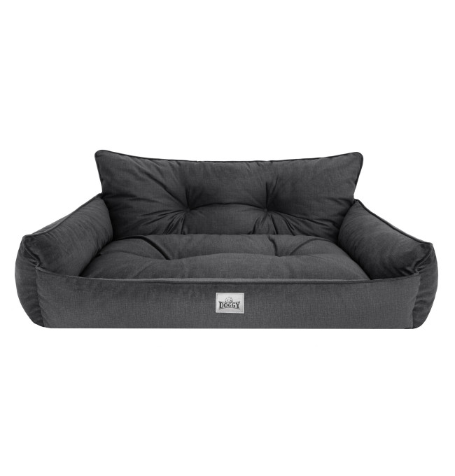 Pelíšek pro psa JOKER PIK L fancy, grafitový