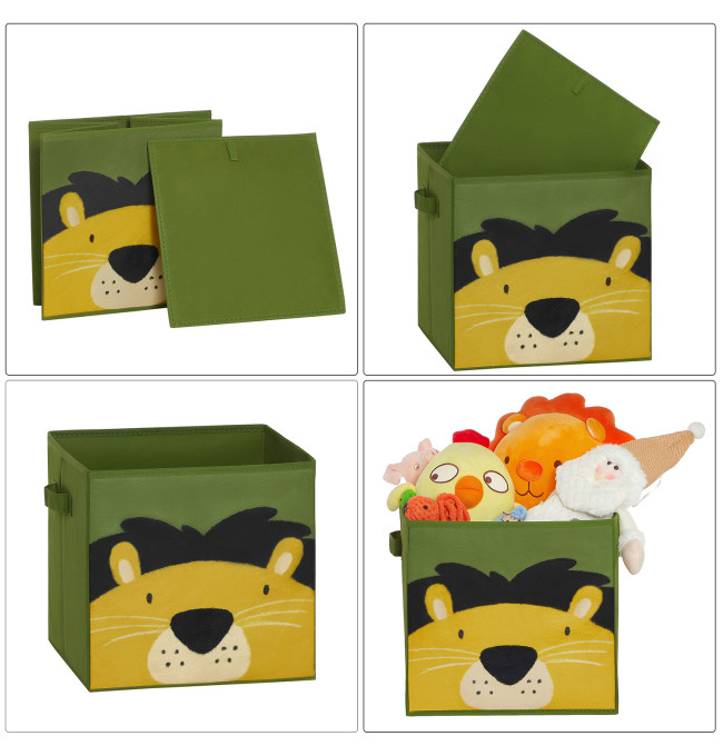 Dětské stohovatelné boxy na hračky RFB075P01(3 ks)