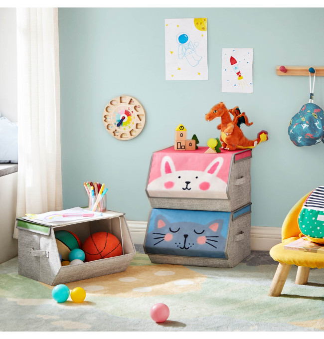 Dětské stohovatelné boxy na hračky RFB760P01