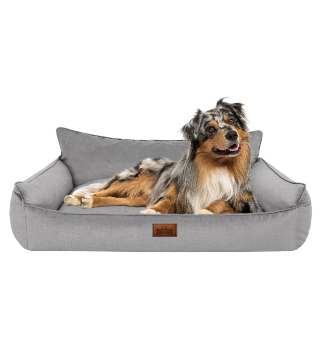 Pelíšek pro psa JOKER XXL fancy, popel