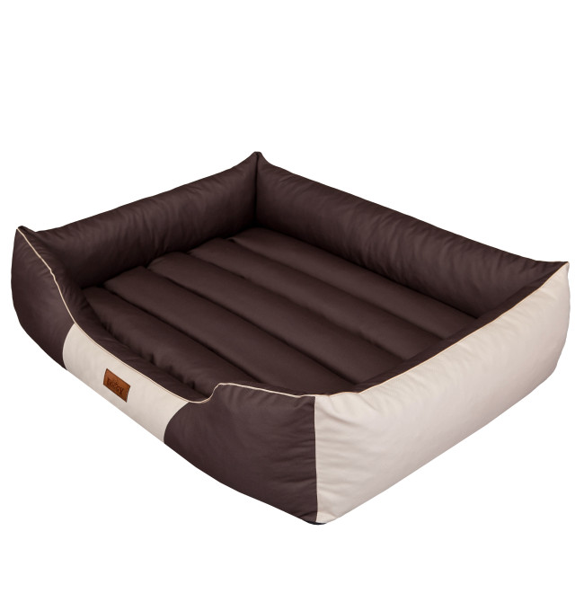 Pelíšek Comfort XXL hnědý / béžový