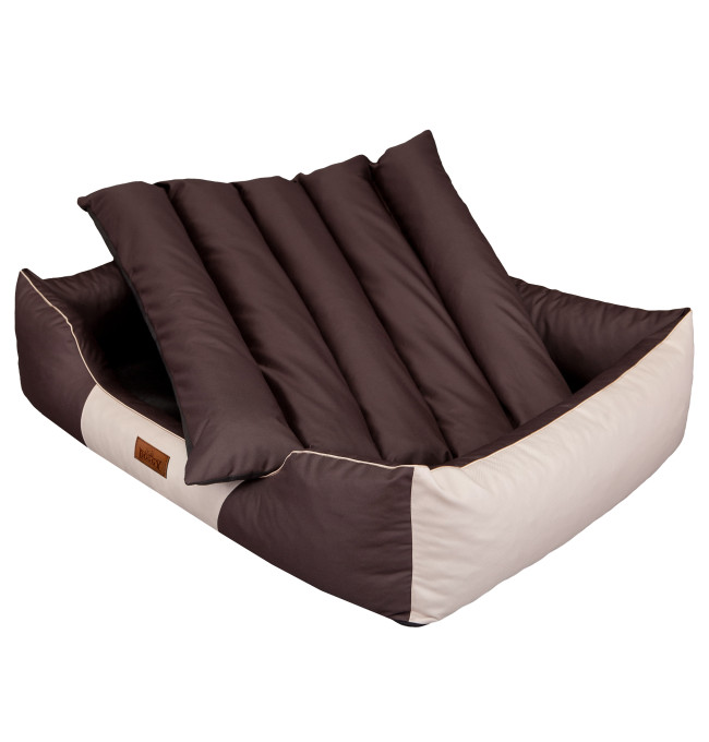 Pelíšek Comfort XXL hnědý / béžový