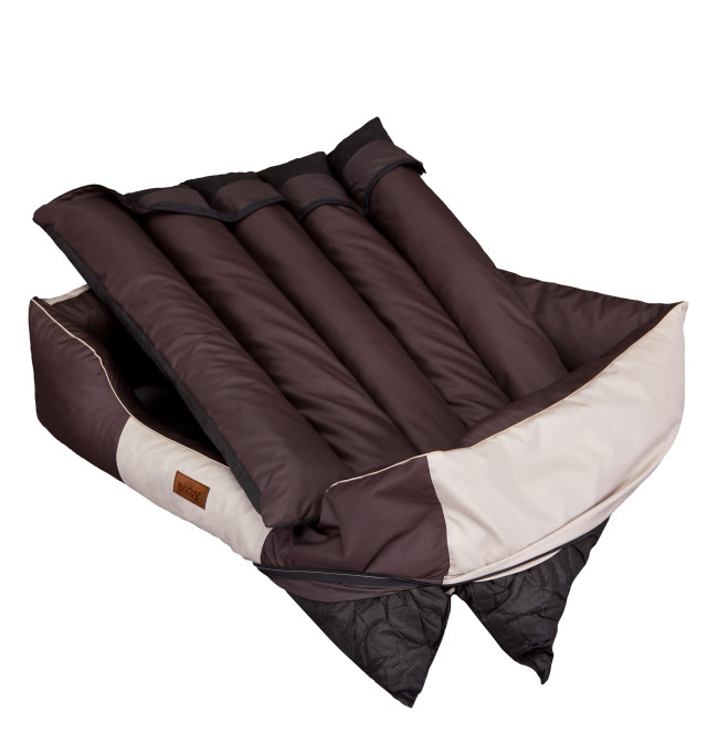 Pelíšek Comfort XXL hnědý / béžový