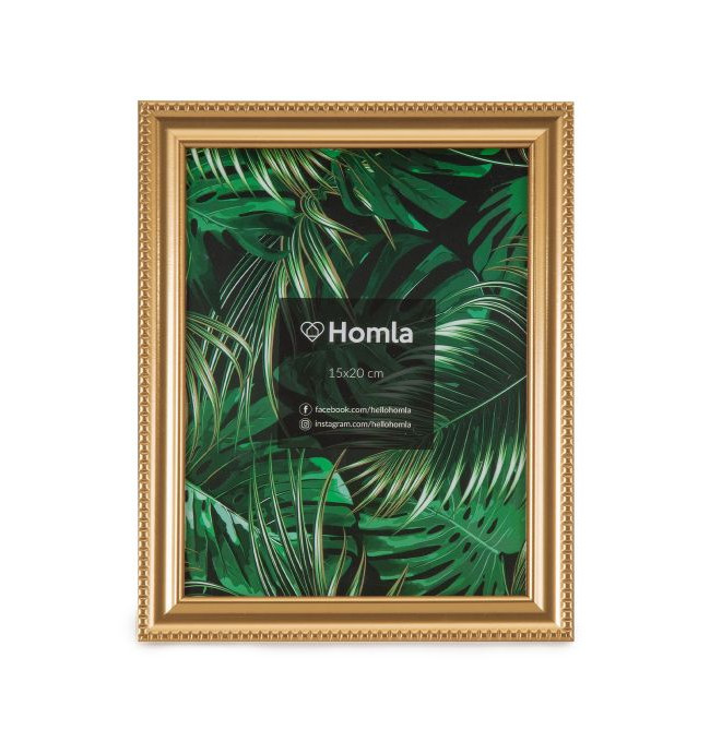 Rámeček pro fotku LENS zlatý 10x15 cm