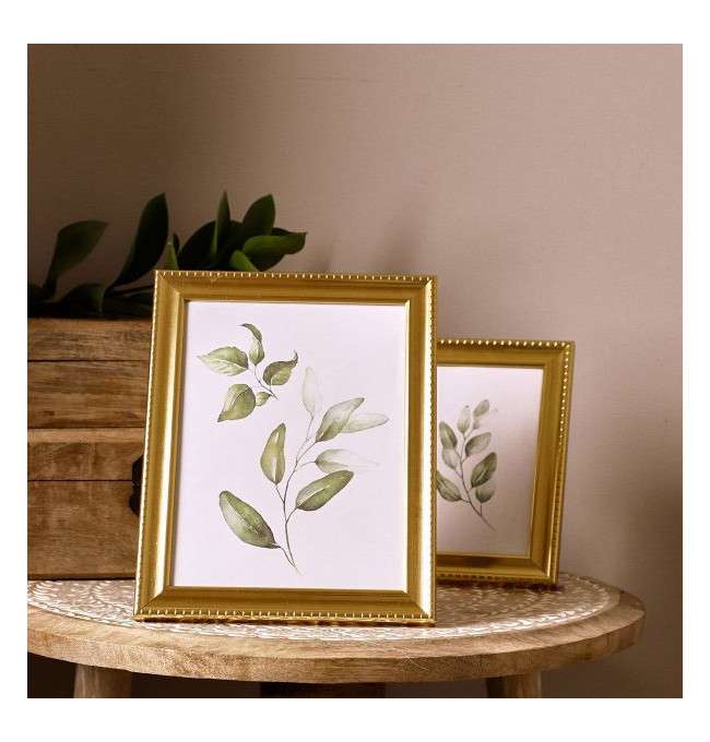 Rámeček pro fotku LENS zlatý 10x15 cm