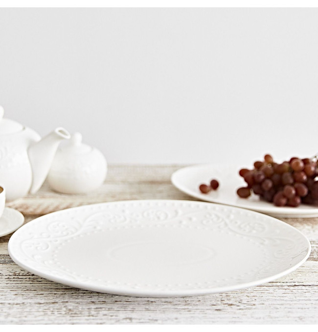 Servírovací talíř SYLIA s ornamentem 874715 35x25 cm