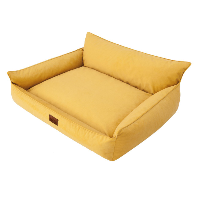 Pelíšek pro psa JOKER XXL fancy, žlutý