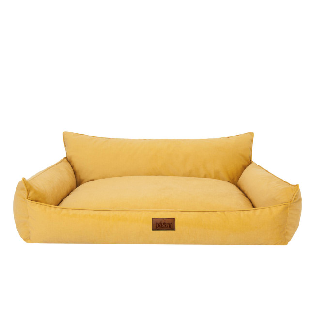 Pelíšek pro psa JOKER XXXL fancy, žlutý