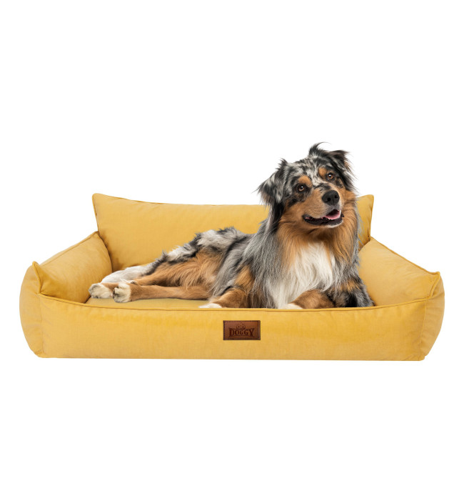 Pelíšek pro psa JOKER L fancy, žlutý