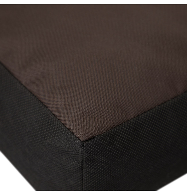 Obdélníkový matrac L tmavě hnědý