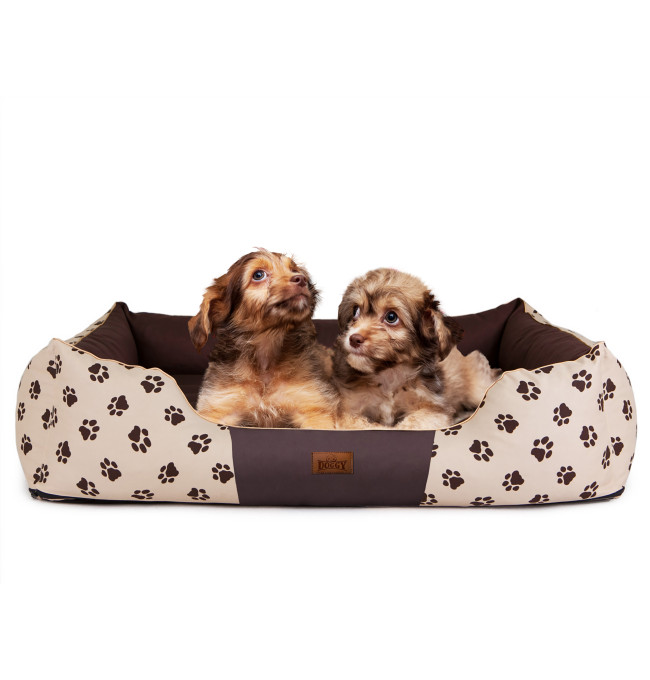 Pelíšek Prestige L béžový, tlapky