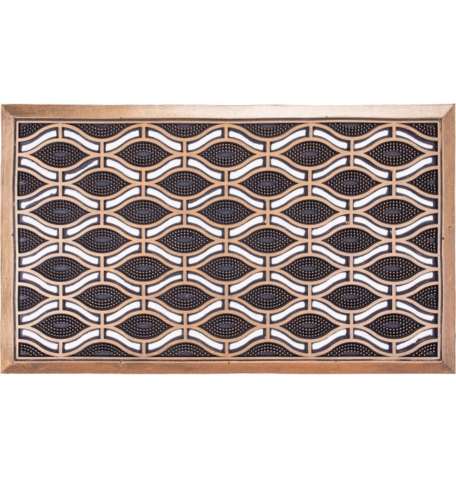 Rohožka PIN-MAT M43 černá / zlatá