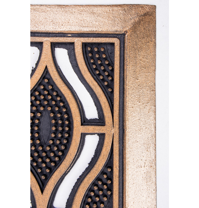 Rohožka PIN-MAT M43 černá / zlatá