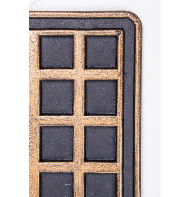 Rohožka PIN-MAT M45 černá / zlatá