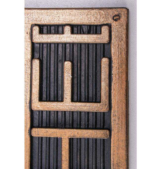 Rohožka PIN-MAT M49 černá / zlatá