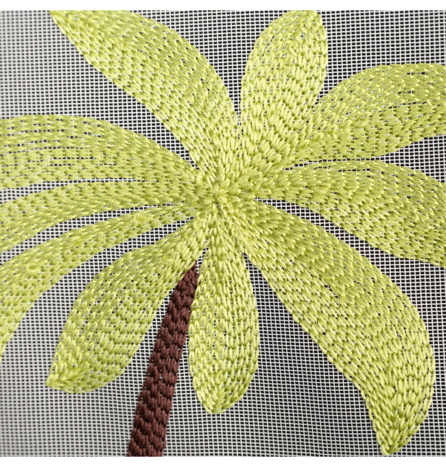 Hotová záclona DINO bílá - na průchodkách