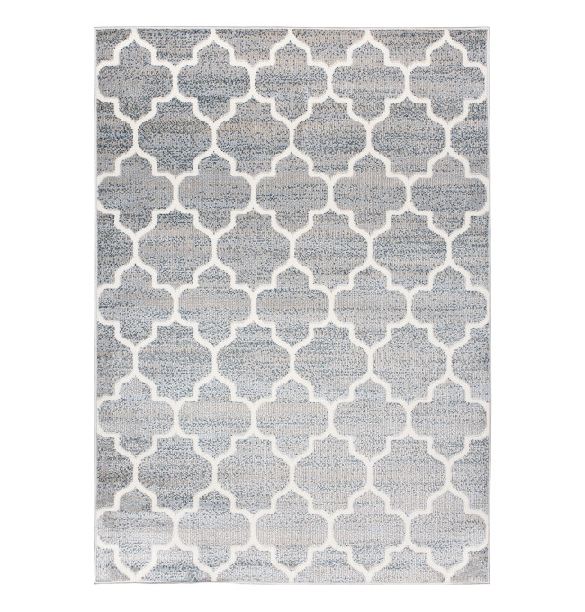 Koberec MIA 4496B šedý / krémový