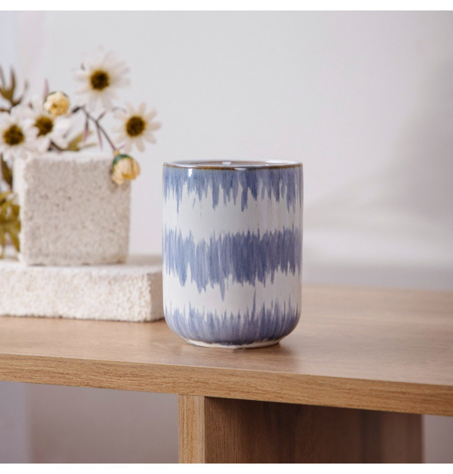 Koupelnový pohár NODO modrý 733215