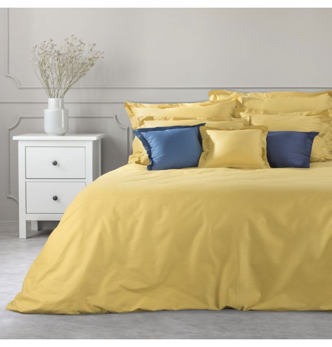 Bavlněné povlečení NOVA COLOR hořčicové