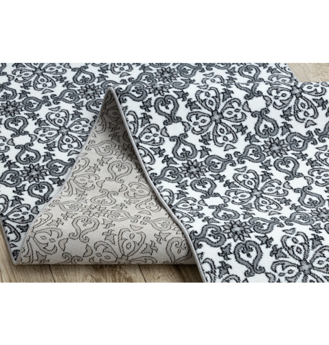 Běhoun ARGENT květy - W4949 bílý / šedý