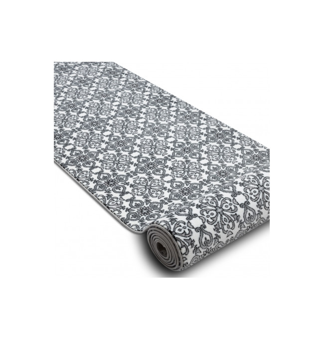 Běhoun ARGENT květy - W4949 bílý / šedý