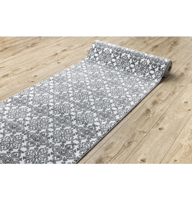 Běhoun ARGENT květy - W4949 bílý / šedý