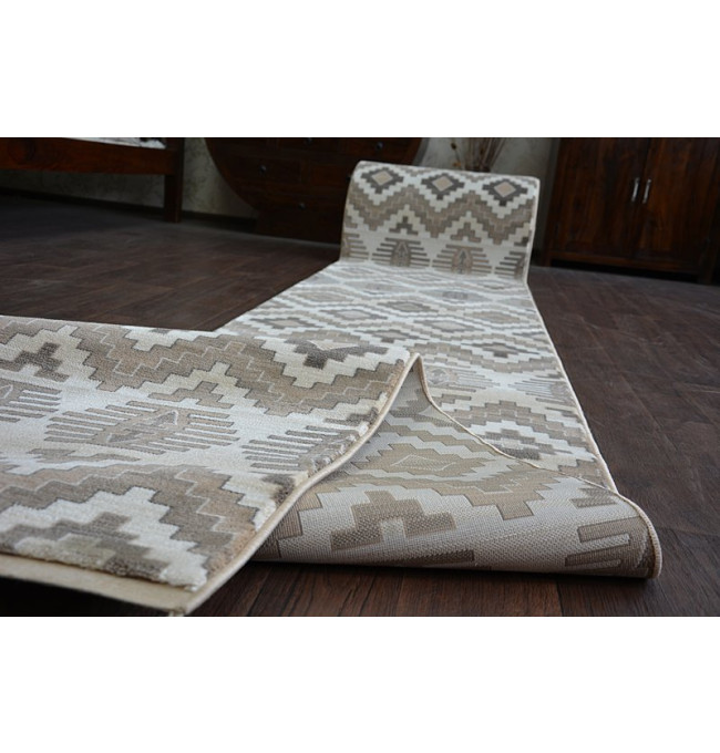 Běhoun ARGENT - W4809 Romby bežový