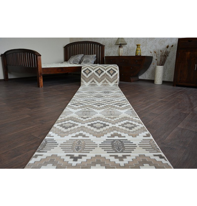 Běhoun ARGENT - W4809 Romby bežový