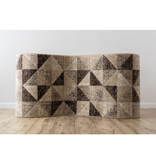 Běhoun FEEL 5672/15055 TROJÚHELNÍKY béž / hnědý / krém