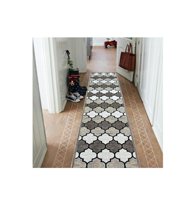 Běhoun YAZZ 3766 D.Beige/Salmon Trellis šírka 80 cm