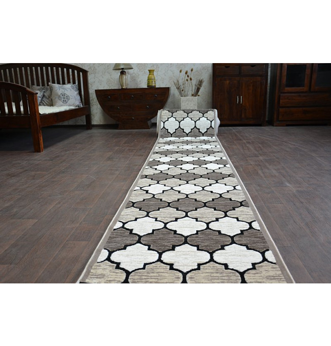 Běhoun YAZZ 3766 D.Beige/Salmon Trellis šírka 80 cm