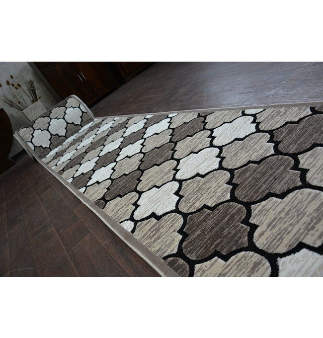 Běhoun YAZZ 3766 D.Beige/Salmon Trellis šírka 80 cm