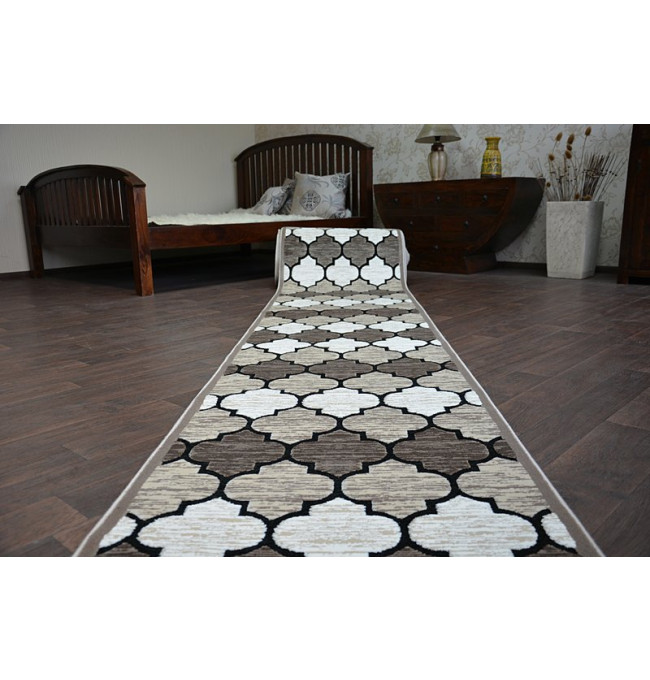 Běhoun YAZZ 3766 D.Beige/Salmon Trellis šírka 80 cm
