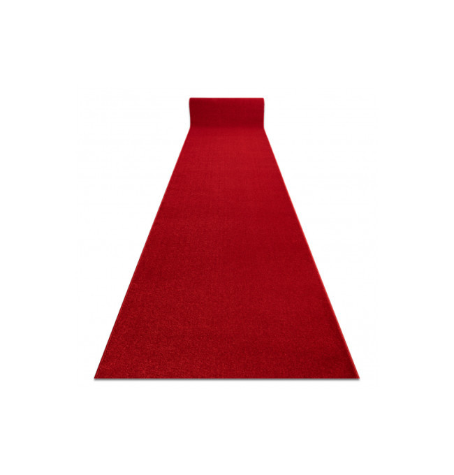 Běhoun KARMEL jednobarevný - červený - Výprodej