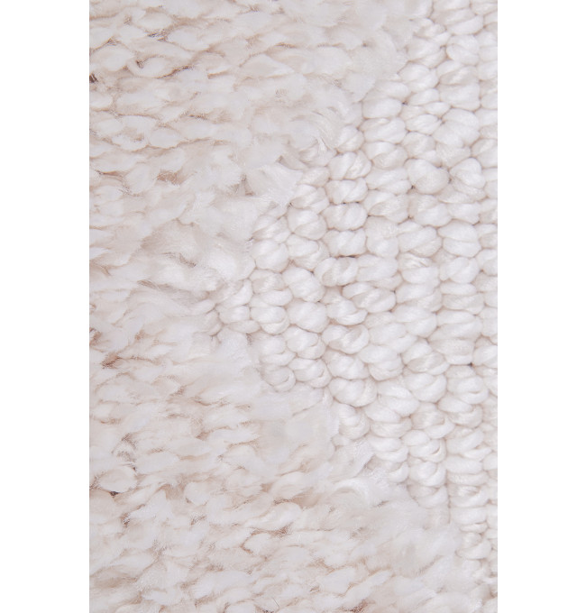 Koberec BERBER 6843 sloní kost kruh