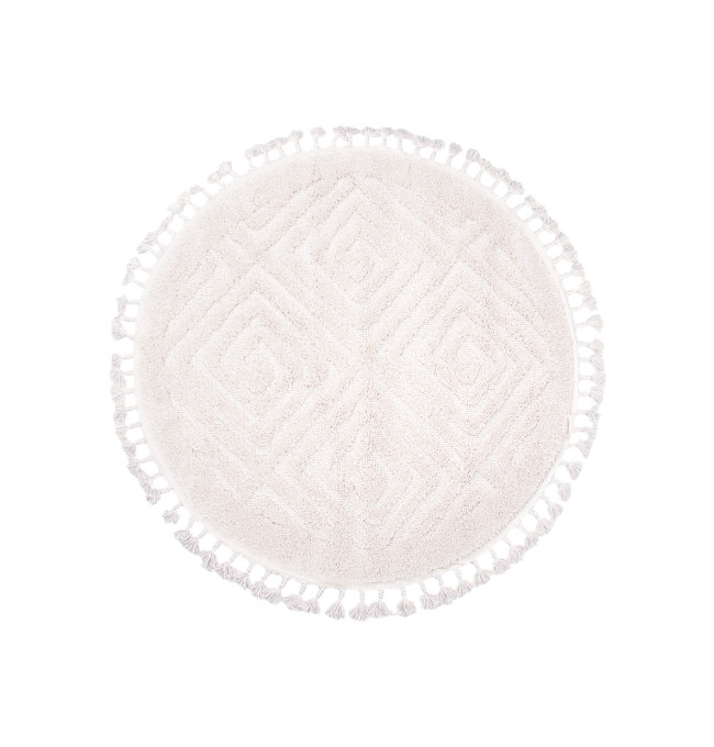 Koberec BERBER 7061 sloní kost kruh