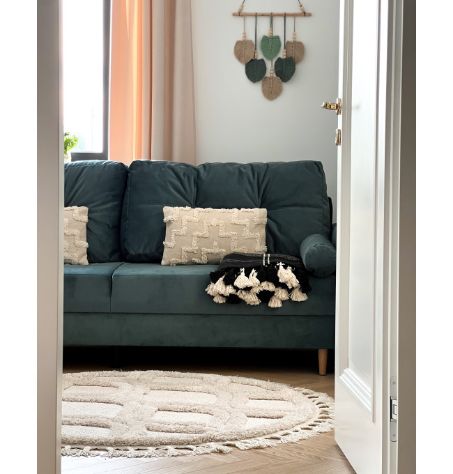 Koberec BERBER 7063 sloní kost kruh