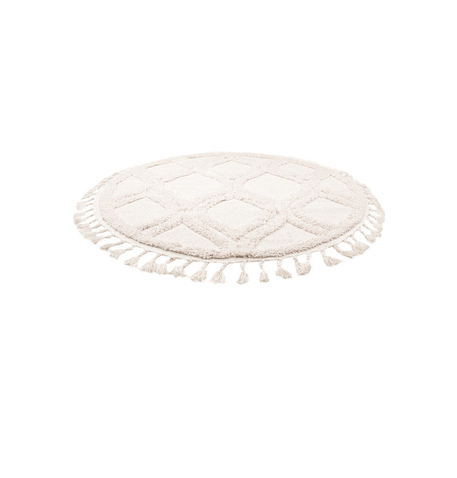 Koberec BERBER 7063 sloní kost kruh
