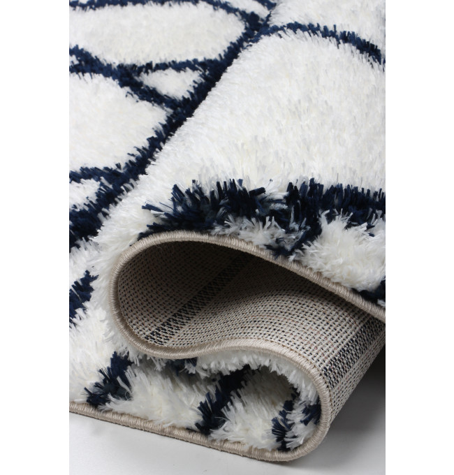 Koberec Boho 610 CREAM/NAVY BLUE