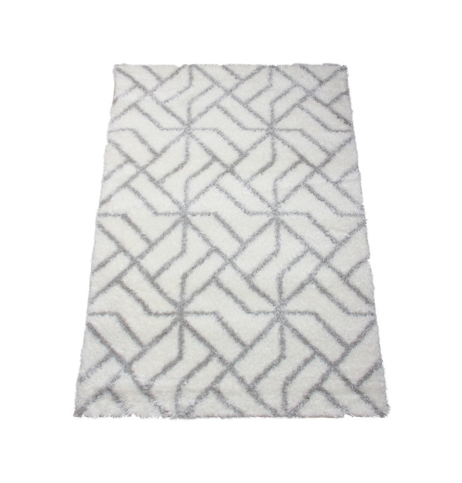 Koberec BOHO 654 šedý / krémový
