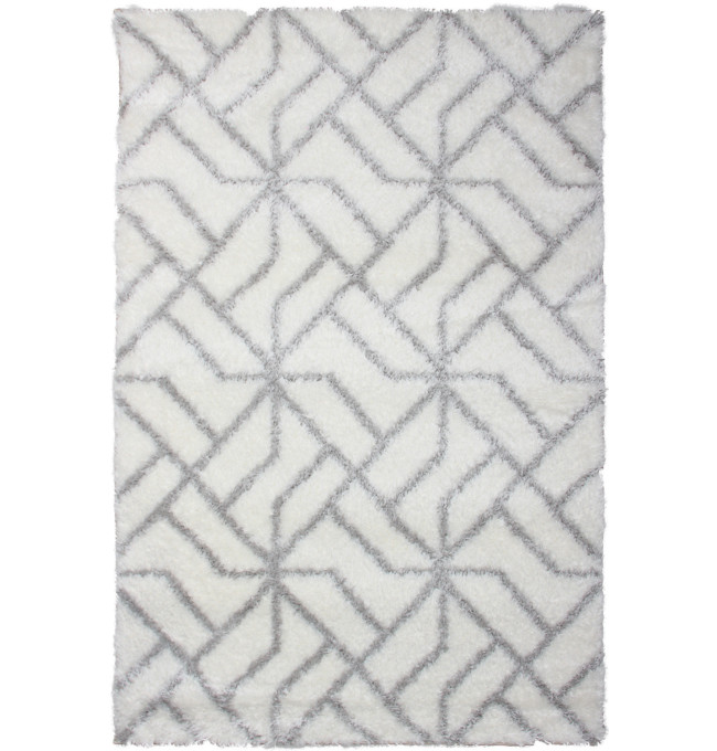 Koberec BOHO 654 šedý / krémový