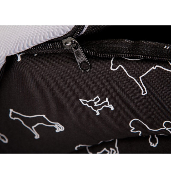 Bouda pro psa R2 s pejsky, černá