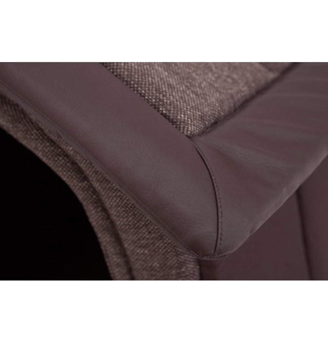 Bouda pro psa INARI R2 ekokůže, hnědá