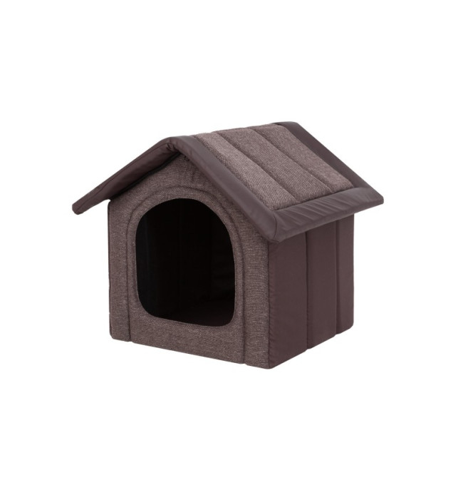 Bouda pro psa INARI R3 ekokůže, hnědá